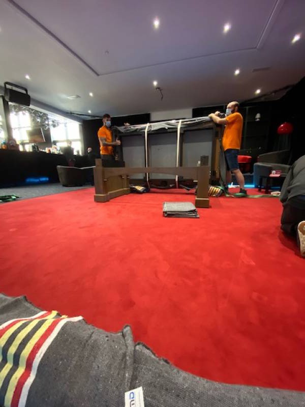 Déménagement et transport d'un billard Américain entre Bordeaux et La Rochelle avec la société nouvelle aquitaine déménagements