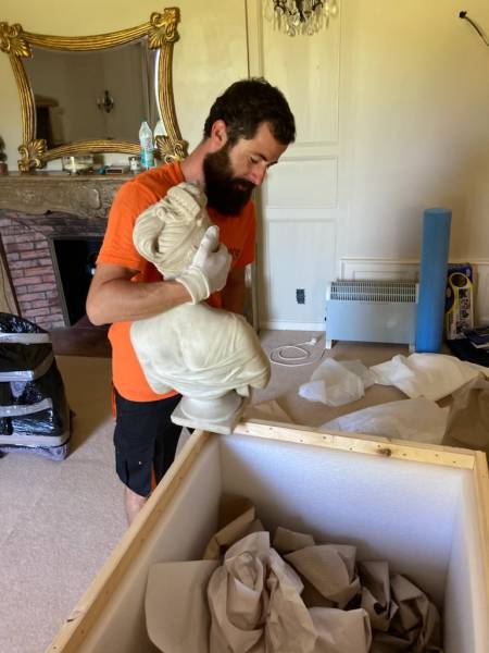 Déménagement d'oeuvres d'art et objets de collection