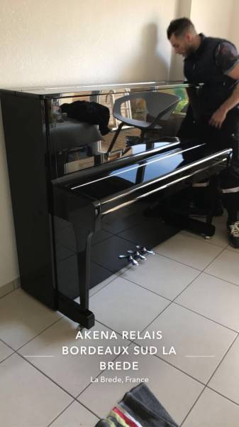 Transport et déménagement piano à la brède un samedi matin en urgence