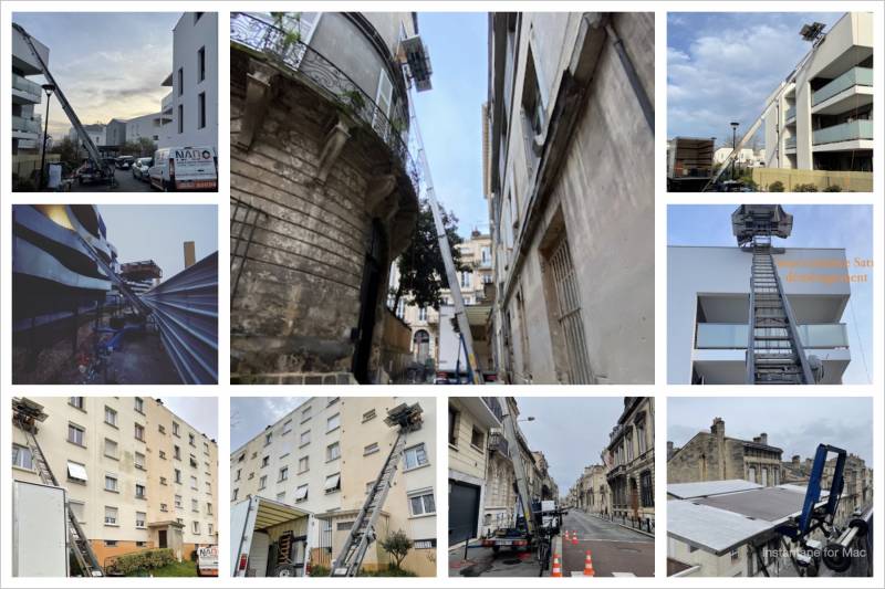 Déménagement avec monte-meubles en Nouvelle-Aquitaine